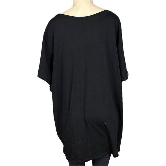 Day Of The Dead +5 Black Skull Cinderalla Graphic Crew Neckline Short Sleeve Tee - Picture 4 of 6